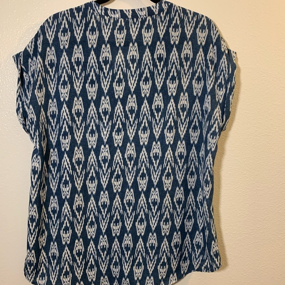Pleione.  Nordstrom.  XL. Blue.  Loose fit - Picture 4 of 4